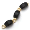 Boat Link Bracelet in Ebony