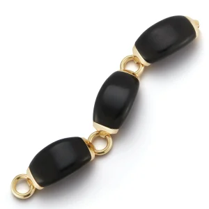 Boat Link Bracelet in Ebony