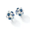 Bubble Earrings in Sapphire