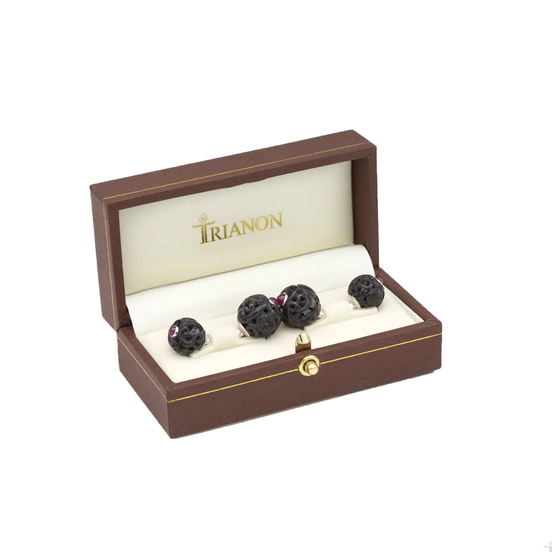 canton_cufflinks_in_black_1.webp Canton Cufflinks in Black Jade & Ruby