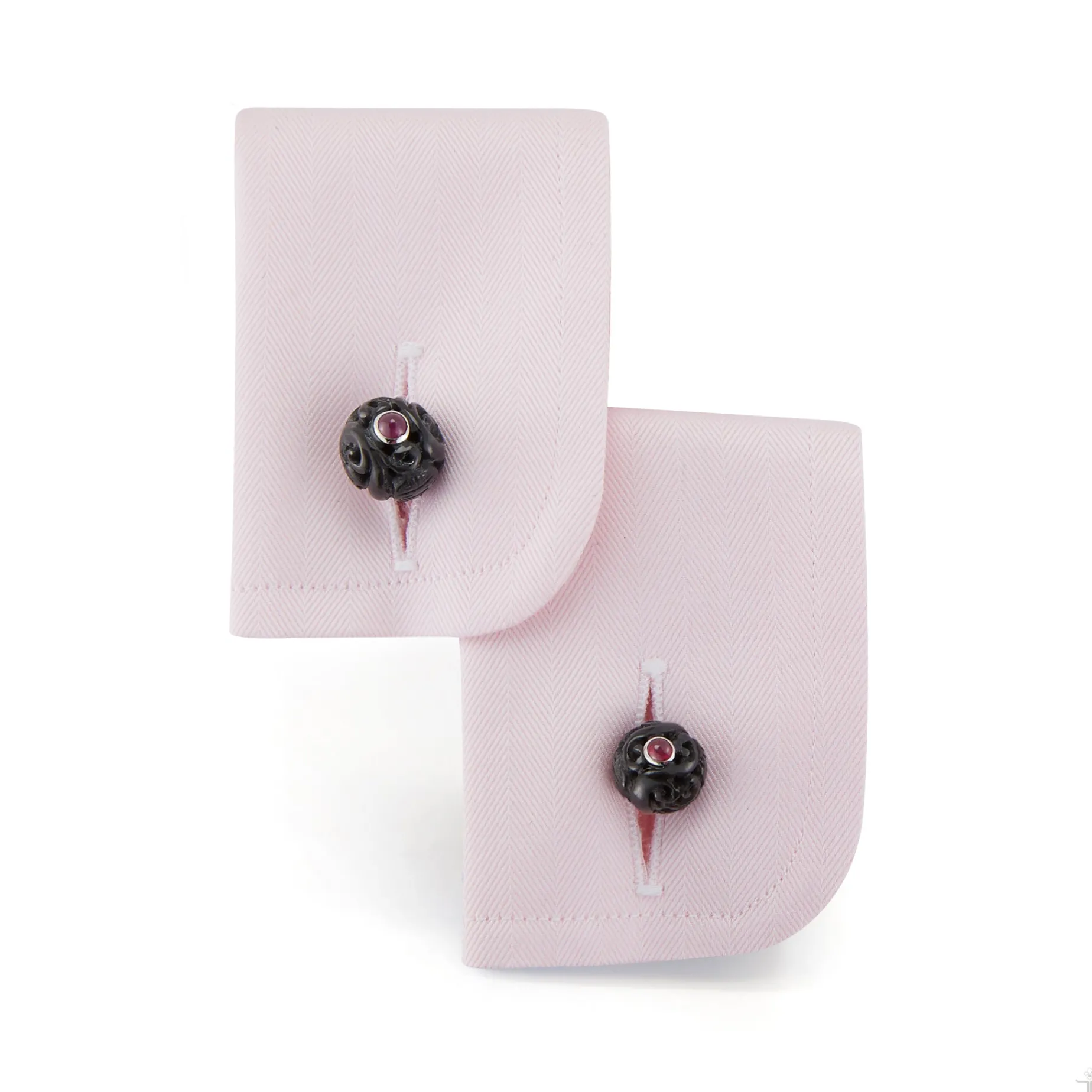 canton_cufflinks_in_black_2.webp Canton Cufflinks in Black Jade & Ruby