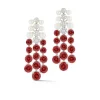 Cascade Earrings in Garnet