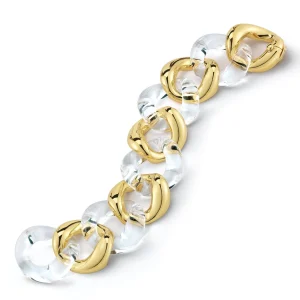 Classic Large Link Bracelet in Crystal
