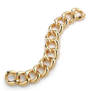 Classic Medium Link Bracelet in Yellow Gold