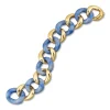 Classic Medium Link Bracelet in Blue Aventurine