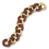 Classic Medium Link Bracelet in Walnut Wood