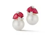 Deauville Earrings in Ruby & Diamond
