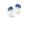 Deauville Earrings in Sapphire & Diamond