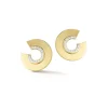 Disc Earrings Sapphire
