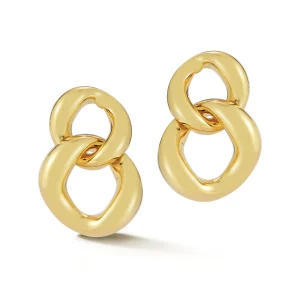 Double Link Drop Earrings