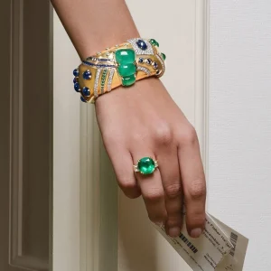 Emerald and Diamond Ring