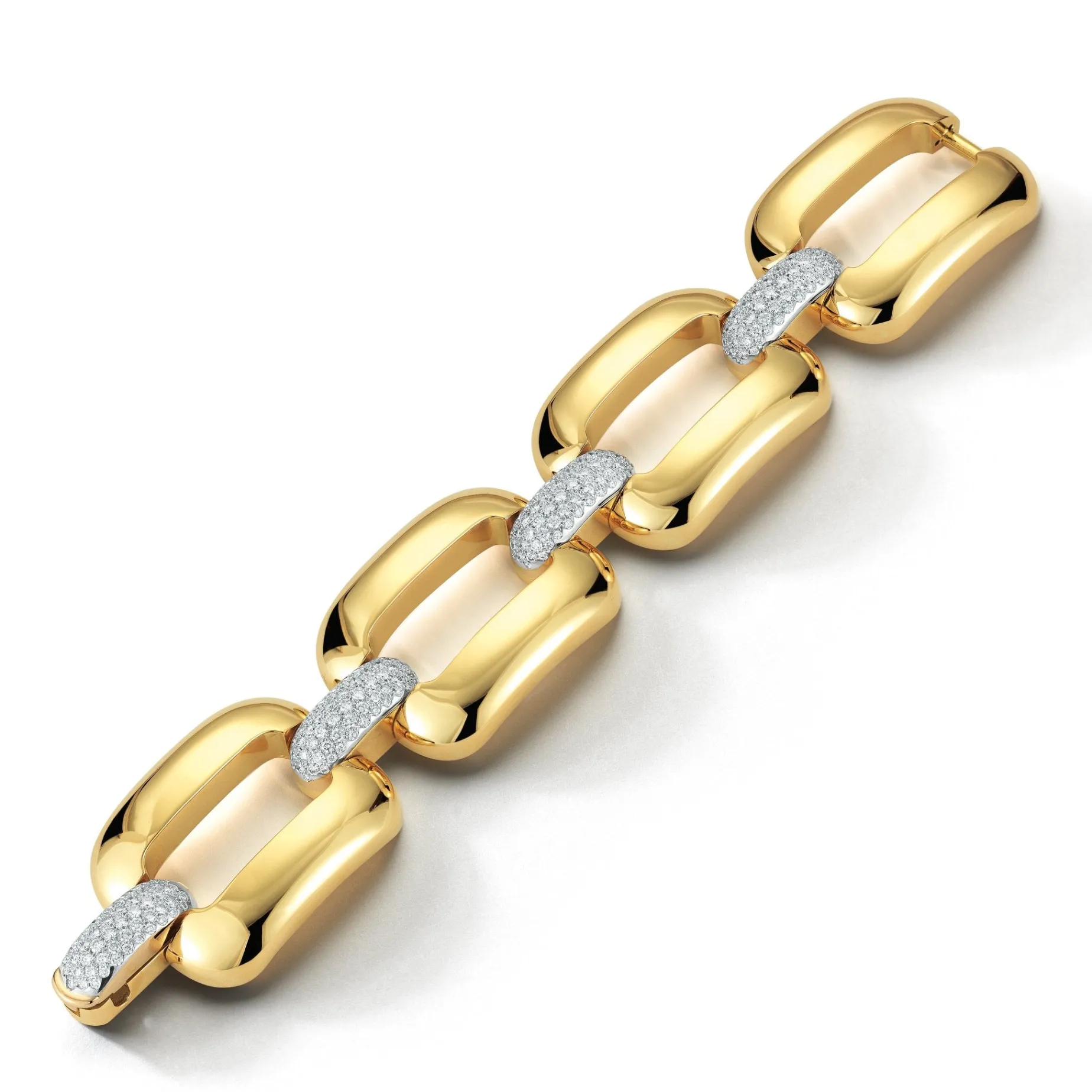 four_link_bracelet_with_d_0.webp Four Link Bracelet with Diamond Connectors