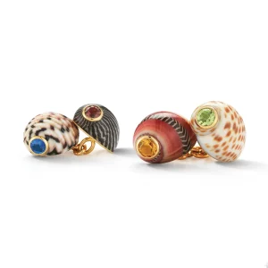 Four Shell Cufflinks