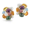 Large Bubble Earrings in Multi Stone