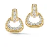 Madison Earrings in White Topaz