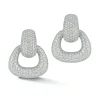 Madison Earrings with Pave Diamond