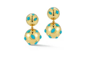 Malibu Earrings in Turquoise