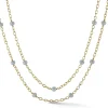 Medium Astro Yellow Gold Diamond Necklace