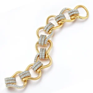 Mousetrap Bracelet in Diamond
