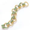 Mousetrap Bracelet in Emerald & Diamond