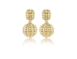 Nantucket Lightship Boule Earrings