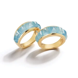 Portofino Rings in Aquamarine
