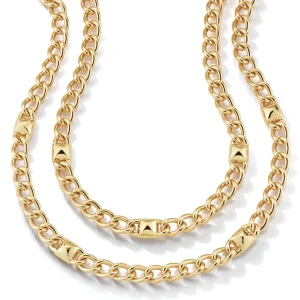 Pyramid Link Necklaces
