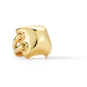 Pyramid Ring in Yellow Gold
