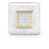 3.5" Yellow Face Crystal Clock