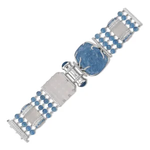1920's Aquamarine Bracelet