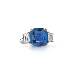 Sapphire and Diamond Ring
