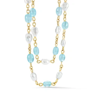 Seville Necklaces in Blue Topaz
