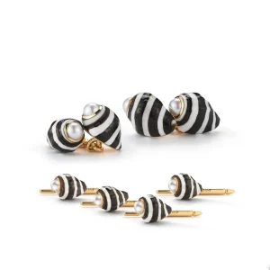 Shell Cufflinks & Studs