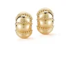 Shrimp Earrings in Yellow Gold