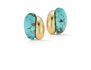 Silhouette Earrings in Turquoise