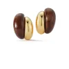 Silhouette Earrings in Wood