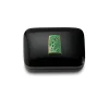 Small Black Obsidian Box with Jade
