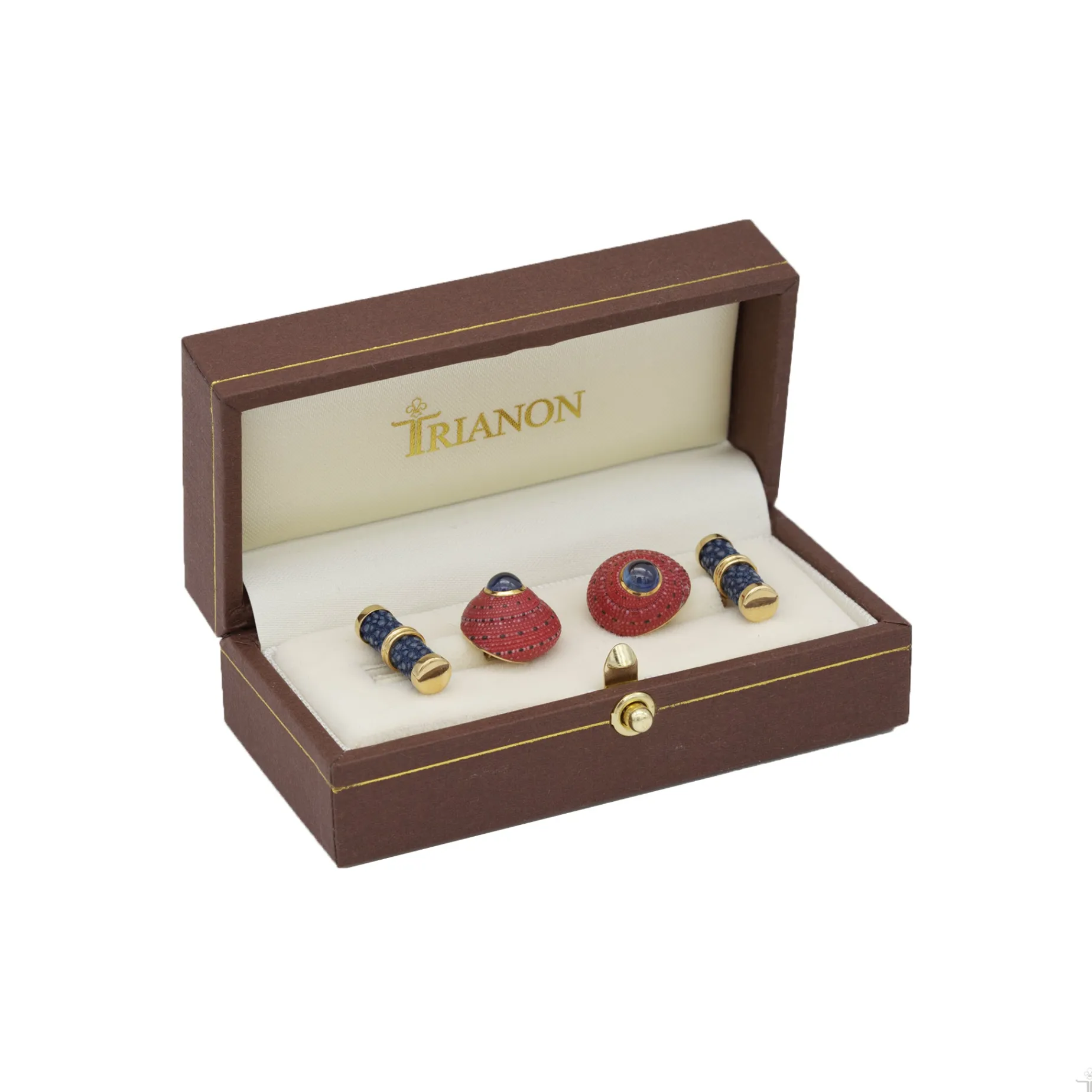 strawberry_shell_cufflink_1.webp Strawberry Shell Cufflinks