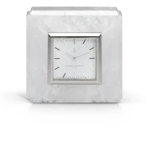 Tiger Iron Square Clock
